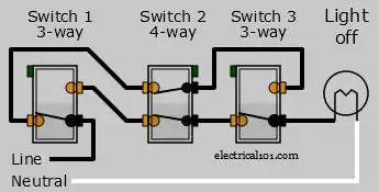 4-Way Decora Switch Wiring Diagram 1