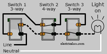 4-Way Decora Switch Wiring Diagram 2