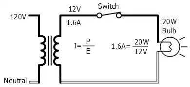 12 Volt 20 Watt Light Bulb Circuit