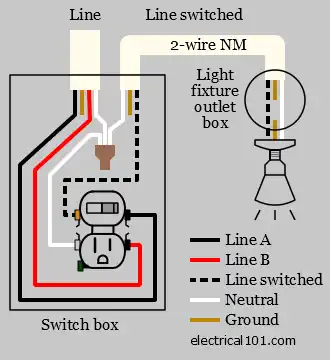 Switch Outlet Combo Wiring 3